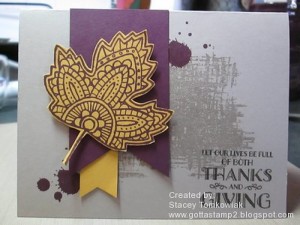 Paper Craft Crew Challenge design team submission by Stacey Tomkowiak. #stampinup #papercraftcrew #staceytomkowiak