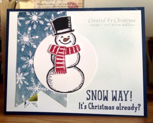 Paper Craft Crew Challenge #168 design team submission by Christyne Richardson. #stampinup #christynerichardson