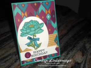 Paper Craft Crew Challenge design team submission by Carolyn Lindenmayer. #stampinup #carolinelindenmayer