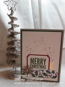 Paper Craft Crew Challenge design team submission by Stacey Tomkowiak. #stampinup #papercraftcrew #staceytomkowiak