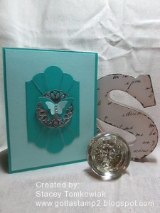 Paper Craft Crew Challenge design team submission by Stacey Tomkowiak. #stampinup #papercraftcrew #staceytomkowiak