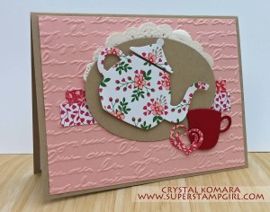 Paper Craft Crew Challenge design team submission by Crystal Komara. #stampinup #papercraftcrew #crystalkomara