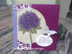 Paper Craft Crew Challenge design team submission by Carolyn Lindenmayer. #stampinup #carolinelindenmayer