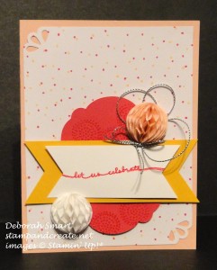 Paper Craft Crew Challenge design team submission by Deb Smart. #stampinup #papercraftcrew #deborahsmart