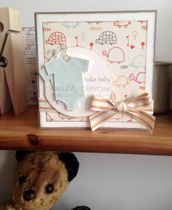 Paper Craft Crew Challenge design team submission by Christyne Richardson. #stampinup #christynerichardson