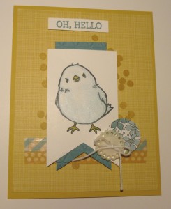 Paper Craft Crew Card Sketch design team submission by Mary Noble. #stampinup #marynoble