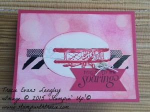 Paper Craft Crew Card Sketch design team submission by Tracie Langley. #stampinup #tracielangley