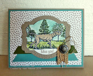 Paper Craft Crew Challenge design team submission by Heidi Weaver. #stampinup #papercraftcrew #heidiweaver