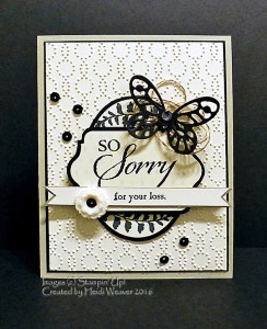 Paper Craft Crew Challenge design team submission by Heidi Weaver. #stampinup #papercraftcrew #heidiweaver