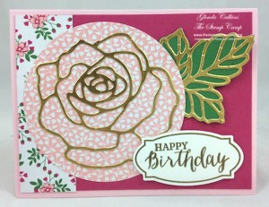 Paper Craft Crew Card Sketch design team submission by Glenda Calkins. #stampinup #papercrafts #glendacalkins