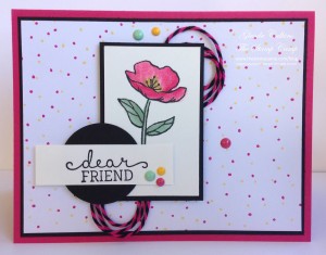Birthday Blooms PCCC182 Paper Craft Crew Design Team submission by Glenda Calkins for Sketch Challenge 182  v01. #glendacalkins #stampinup #themechallenge #papercraftcrew