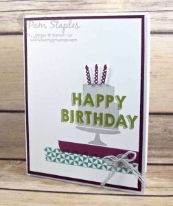 Paper Craft Crew Design Team submission by Pam Staples for Sketch Challenge 183. #pamstaples #sunnygirlscraps #stampinup #themechallenge #papercraftcrew