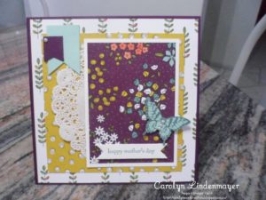 Paper Craft Crew Sketch Challenge 191 design team submission by Carolyn Lindenmayer. #stampinup #carolinelindenmayer