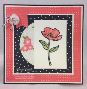 Pretty Petals Stack Paper Craft Crew Card Sketch 191 design team submission by Glenda Calkins. #stampinup #papercrafts #glendacalkins